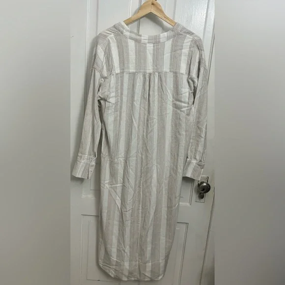 Free People Yumi Long Sleeve V-Neck Dress Midi Dress Size Small - Picture 9 of 11